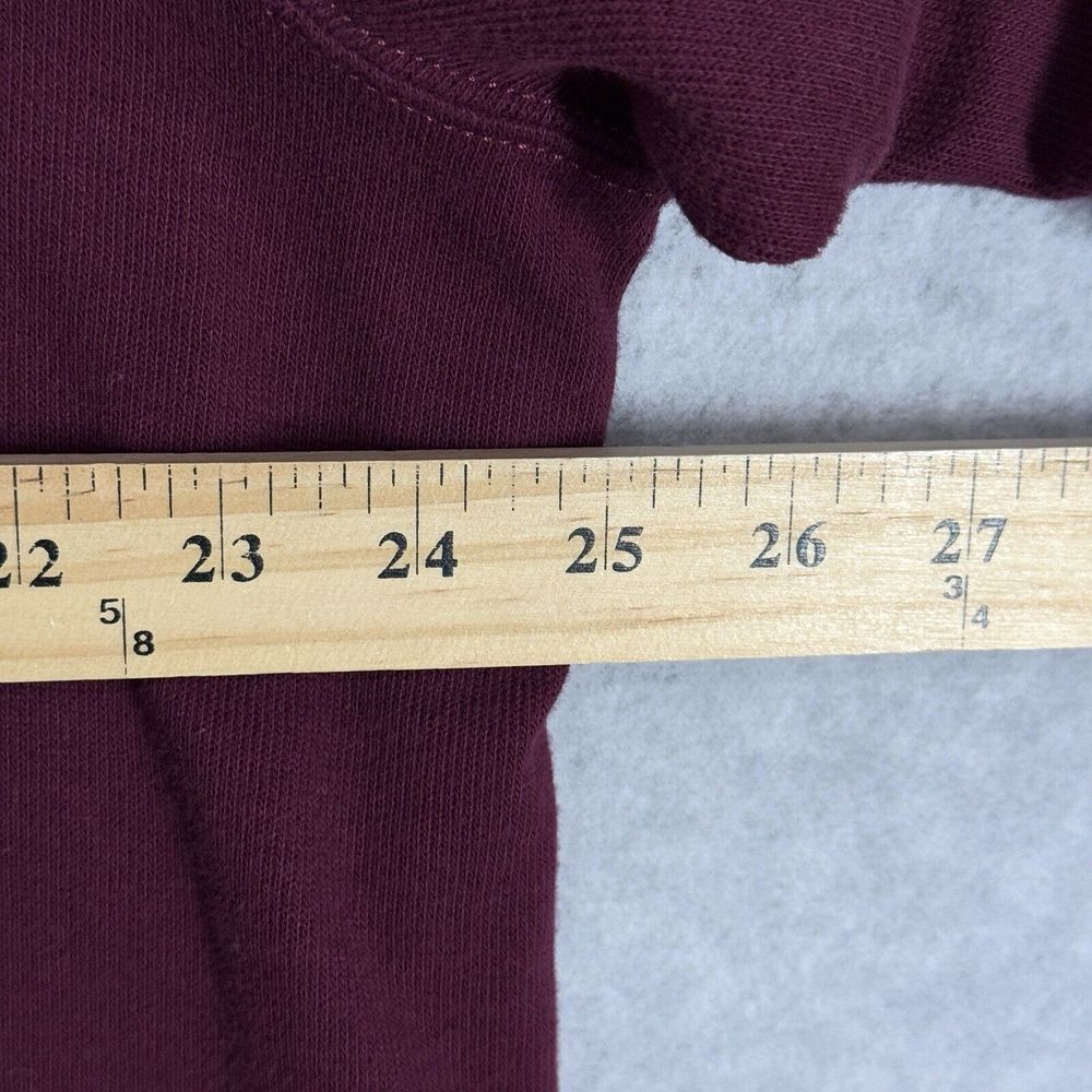 Polo by Ralph Lauren Burgundy Quarter Zip Sweater - Picture 11 of 12